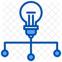 Bright Connection Bright Network Connection Idea Icon