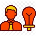 Bright Entrepeneur Leader Icon