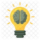 Bright Idea Creative Idea Brain Idea Icon