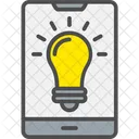 Bright Idea Online Idea Innovative Idea Icon