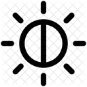 Photography Brightness Contrast Icon