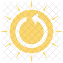 Warm Brightness Sun Icon