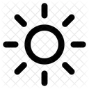 Light Brightness Sun Icon