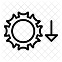 Brightness Down  Icon