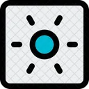 Brightness Down Icon