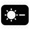 Brightness Down Icon