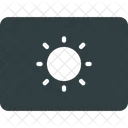 Brightness Down Button Icon