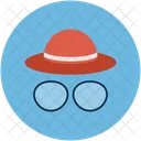 Brille Hut Tourist Symbol