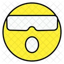 Brille Emoji Emoticon Smiley Icon