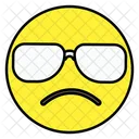 Brille Emoji Emoticon Smiley Icon