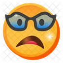 Brille-Emoji  Symbol