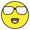 Brille Emoji Brille Emoticon Smiley Icon