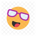 Brille Gesicht Emoji Emoticons Symbol