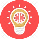 Brilliant Bright Idea Creative Brain Icon