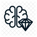 Briliant Brain Excellent Mind High Iq Icon