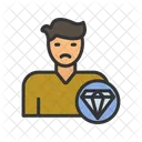 Brilliant Diamond Gem Symbol