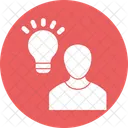 Brilliant Man Creative Mind Creative Thinking Icon