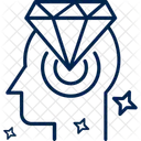 Intelligent Gem Mind Icon