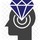 Intelligent Gem Mind Icon