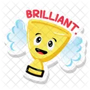 Trophy Award Winning Cup Icon
