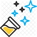 Brillo Centelleo Destello Centelleo Centelleo Resplandor Polvo Brillante Icono