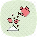Brillo Del Suelo Humedo Icono