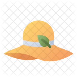 Brimmed Hat  Icon