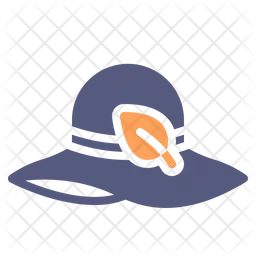 Brimmed Hat  Icon