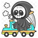 Anjo Da Morte Fantasma Halloween Ícone