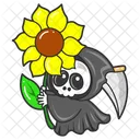 Anjo Da Morte Fantasma Halloween Ícone