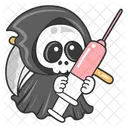 Anjo Da Morte Fantasma Halloween Ícone