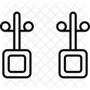 Brincos Joias Ornamento Ícone
