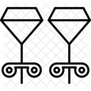 Brincos Joias Ornamento Ícone