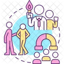 Befriend Friend Supportive Icon