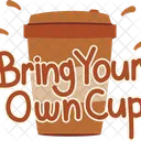 Bring Your Own Cup Plant Trees Icon