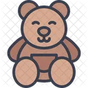 Brinquedo De Bebe Ursinho De Pelucia Urso Ícone