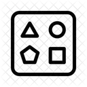 Geometria Forma Brinquedo Ícone