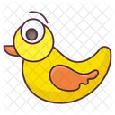 Pato Pato De Borracha Brinquedo Infantil Icon