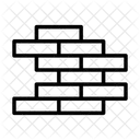 Brique Mur Construction Icône