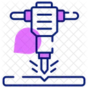 Britadeira Pneumatica Perfuracao Ícone