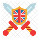 Britischer Krieg Britisch Flagge Symbol