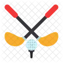 Britisches Spiel Golf Golf Spiel Symbol