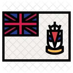 British Antarctic Territory Flag Icon