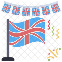 British Flag  Icon