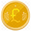 British Pound Coin Icon