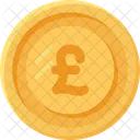 British Pound Coin Coins Currency Icon
