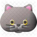 British Shorthair Cat Pet Animal Icon