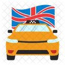 British Taxi Transportation Transport Icon