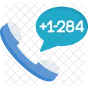 British Virgin Islands Dial Code  Icon