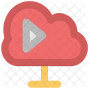 Broadcast Sharing Cloud Icon